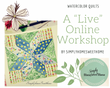 Recorded Watercolor workshop learn how to water color and create watercolor quilts Recorded version